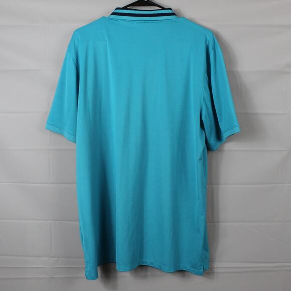 Gfore Shirt Men XXL Embroidered Tech Jersey Polo Performance Golf Blue UPF Skull - Picture 5 of 9